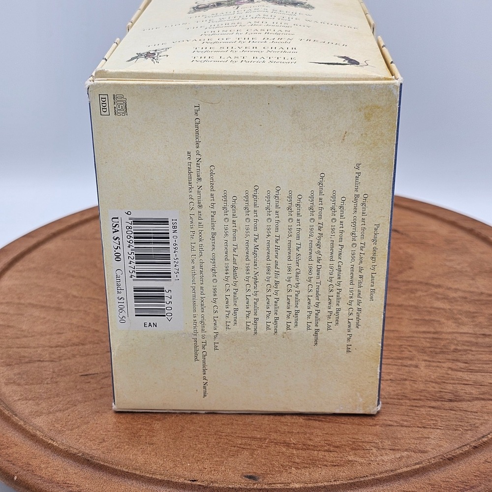 The Chronicles of Narnia Complete Unabridged Audio Book 31 CD Box Set C.S. Lewis - Picture 6 of 16